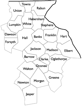 image of counties served